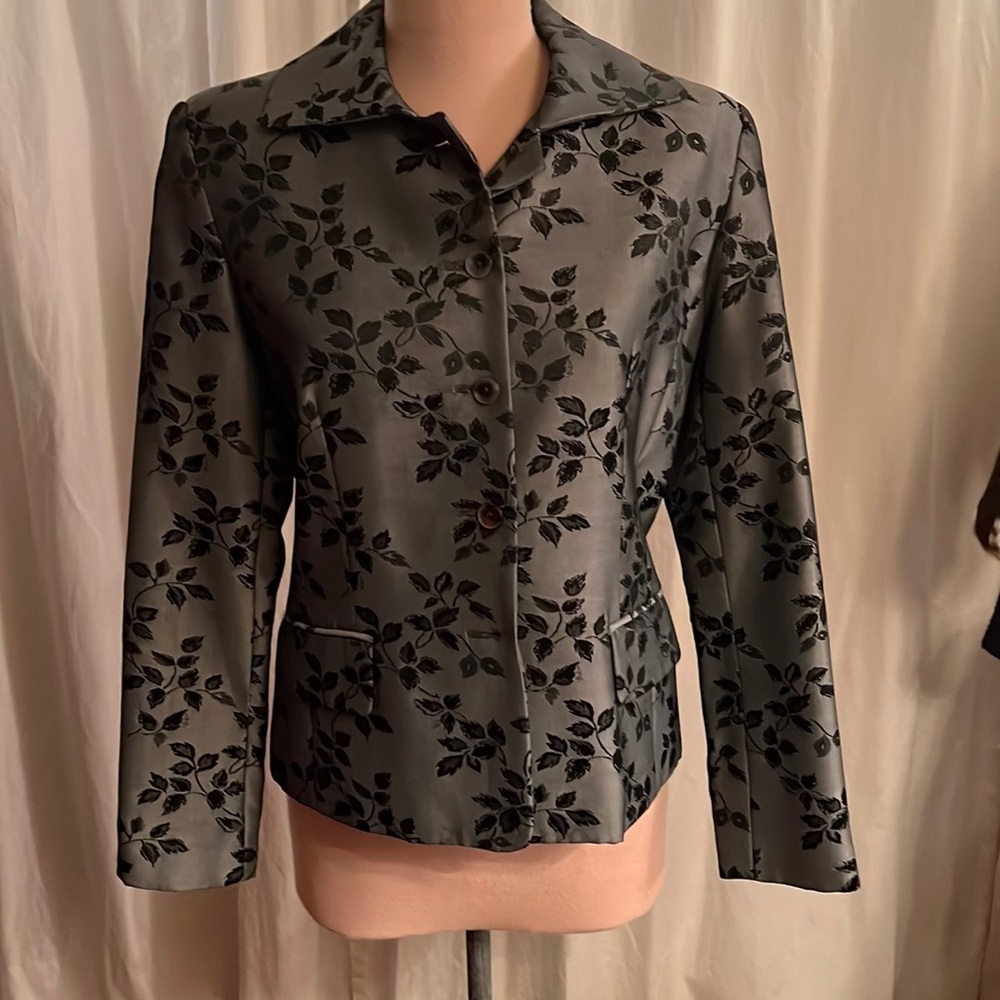 Gianni brocade black jacket